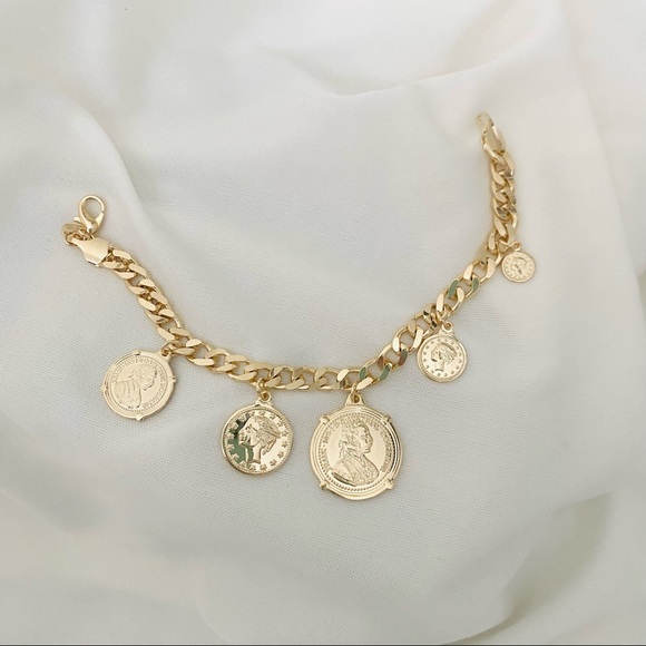 Coin Charm Bracelet - Picture 8 of 10